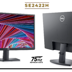 شاشة ديل 23.8 بوصة من ، SE2422H (CEIe/1931/72%/AMD/بتقنية التوافق المباشر/FHD/ مطفي/HDMI/VGA)أسود، LED